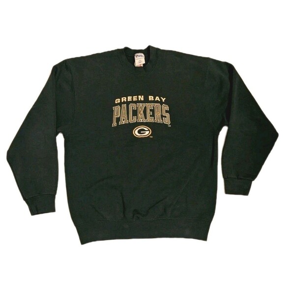 Vtg Pro Player Green Bay Packers Football Sweatshirt XL Sportswear 90s Capsule - Picture 1 of 9